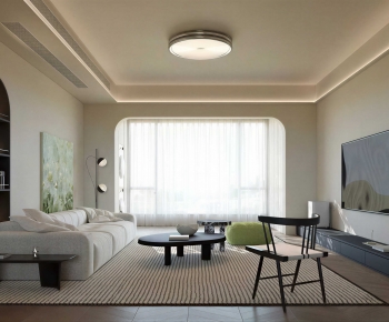Modern A Living Room-ID:971653945