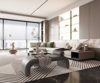 Modern A Living Room-ID:990592009