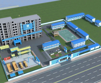Modern Building Appearance-ID:801698921