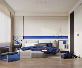 New Chinese Style Bedroom-ID:448807004