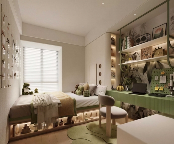 American Style Bedroom-ID:652718072