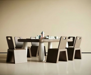 Modern Dining Table And Chairs-ID:578619964