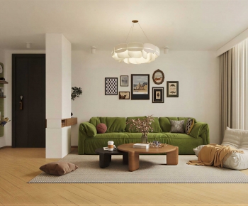 French Style A Living Room-ID:681916003