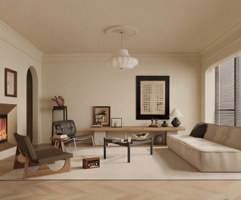 Modern A Living Room-ID:802515981