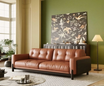 Modern Three-seat Sofa-ID:762686017
