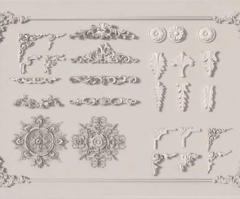Simple European Style Carving-ID:985472923