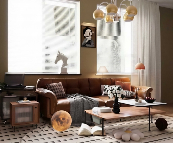 Modern A Living Room-ID:713376059