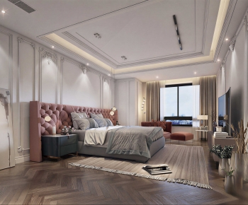New Chinese Style Bedroom-ID:664485939