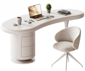 Modern Computer Desk And Chair-ID:943859109