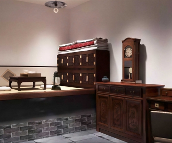 New Chinese Style Decorative Cabinet-ID:370579963