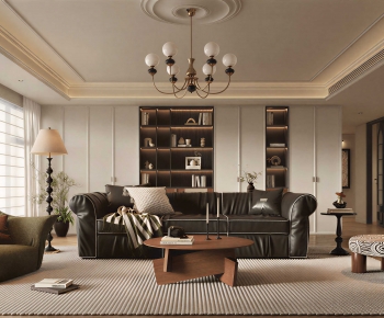 French Style A Living Room-ID:107683901