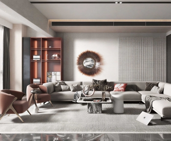 Modern A Living Room-ID:668963914