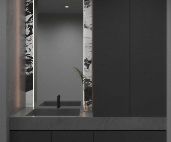 Modern Bathroom Cabinet-ID:352890013