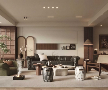 Modern A Living Room-ID:145366915