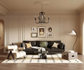 French Style A Living Room-ID:606669909