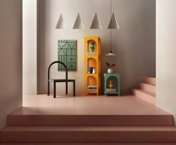 Modern Decorative Cabinet-ID:541809083