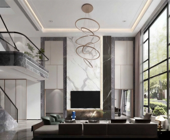 Modern A Living Room-ID:457089901