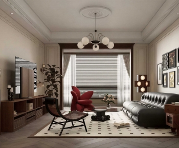Modern A Living Room-ID:717622043