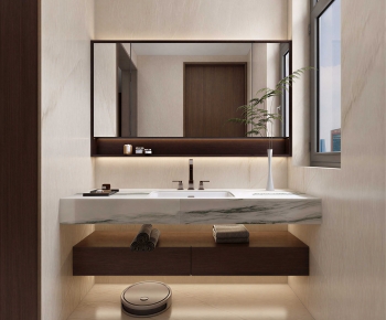 Modern Bathroom Cabinet-ID:487090113