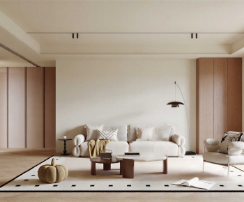 Modern A Living Room-ID:888437993