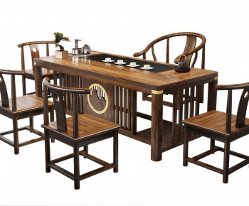New Chinese Style Tea Tables And Chairs-ID:945425998