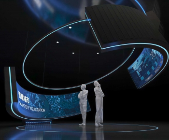 Modern Exhibition Hall-ID:462465057