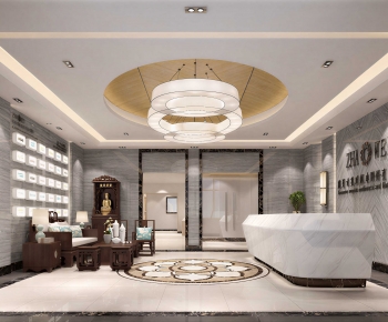 Modern Office Reception Desk-ID:316895964