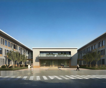 Modern Building Appearance-ID:902996068