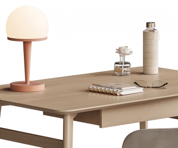 Modern Computer Desk And Chair-ID:679910907