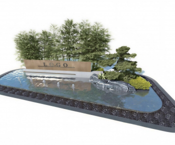 Modern Rockery Waterscape-ID:306248901