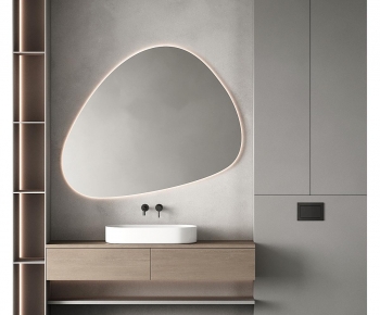 Modern Bathroom Cabinet-ID:380840065