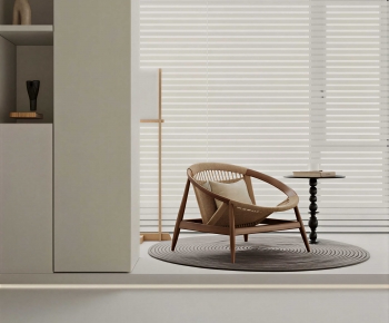 Wabi-sabi Style Lounge Chair-ID:836711883