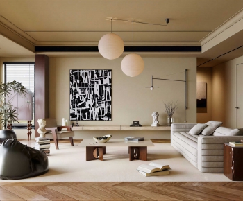 Modern A Living Room-ID:442272903