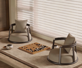 New Chinese Style Lounge Chair-ID:398066043