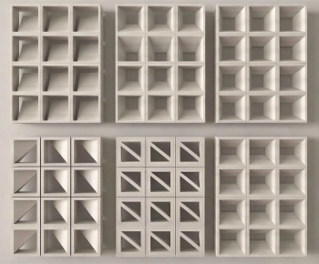 Modern Cement Brick Screen Partition-ID:879084115