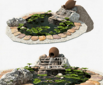 Modern Rockery Waterscape-ID:950479533