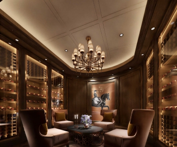 Modern Wine Cellar/Wine Tasting Room-ID:650449049