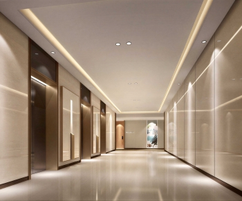 Modern Corridor/elevator Hall-ID:238570938