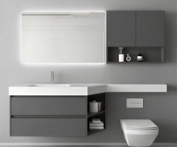 Modern Bathroom Cabinet-ID:682039027