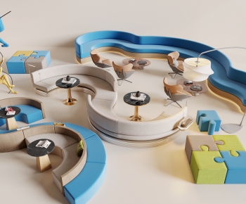 Modern Card Seat Sofa-ID:510098938