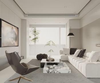 Modern A Living Room-ID:886868003