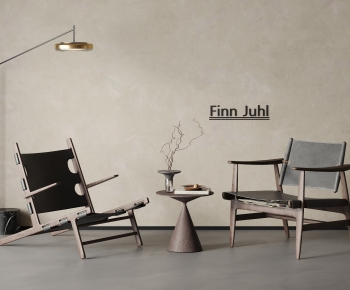 Wabi-sabi Style Lounge Chair-ID:117542987