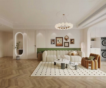 French Style A Living Room-ID:813266048