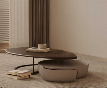 Wabi-sabi Style Coffee Table-ID:605619051