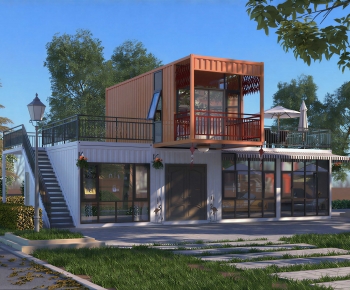 Modern Building Appearance-ID:540671112