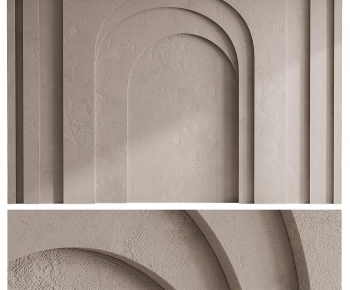 Wabi-sabi Style TV Wall-ID:754865889