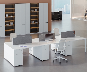 Modern Office Desk And Chair-ID:246148112
