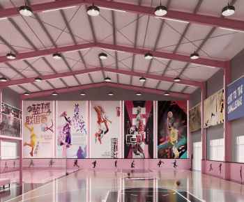 Modern Basketball Arena-ID:366642954