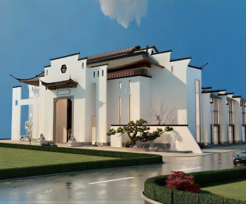 Modern Villa Appearance-ID:971694959