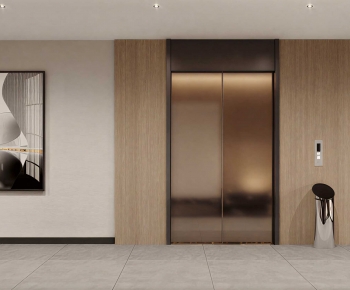 Modern Corridor/elevator Hall-ID:201807027